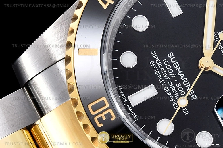 0415 Submariner 116613LN 904L YG SS Black GMF V2 VR DailyWear 1089